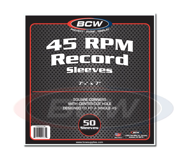 Paper Record Sleeves: 45-RPM