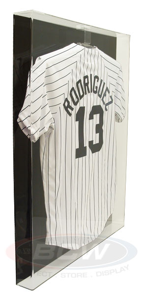Deluxe Acrylic Large Jersey Display - Black Back