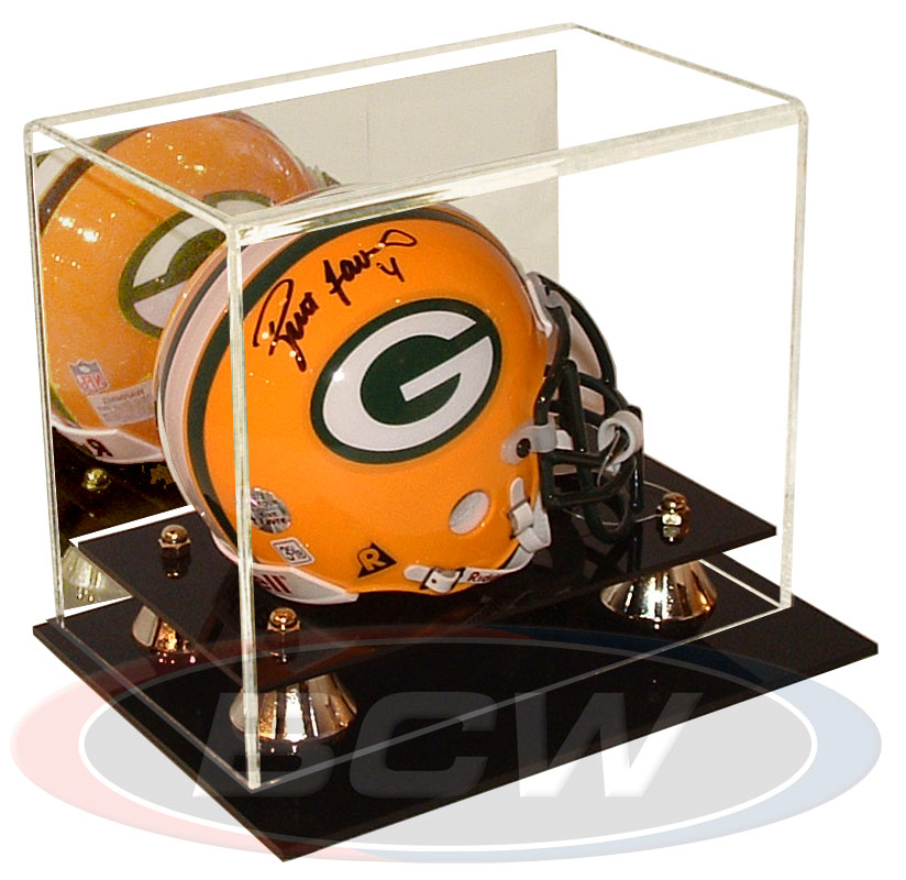 Deluxe Acrylic Mini Helmet Display - With Mirror