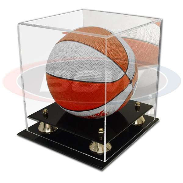 Deluxe Acrylic Mini Basketball Display - With Mirror