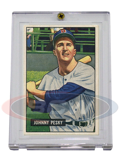1951-1952 Bowman Card 1-Screw Holder
