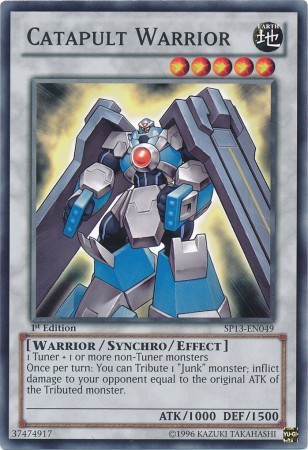 Catapult Warrior - SP13-EN049 - Common - 1st Edition