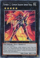 Number 12: Crimson Shadow Armor Ninja - SP13-EN030 - Common - 1st Edition