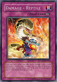 Damage = Reptile - TAEV-EN067 - Rare - 1st Edition