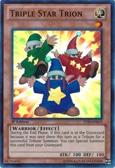 Triple Star Trion - ZTIN-EN019 - Super Rare - 1st Edition