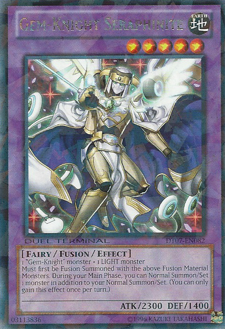 Gem-Knight Seraphinite - DT07-EN082 - Rare - Duel Terminal