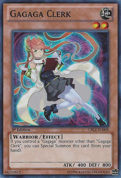 Gagaga Clerk - CBLZ-EN008 - Super Rare - Unlimited Edition