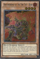 Brotherhood of the Fire Fist - Bear - CBLZ-EN024 - Ultimate Rare - Unlimited Edition