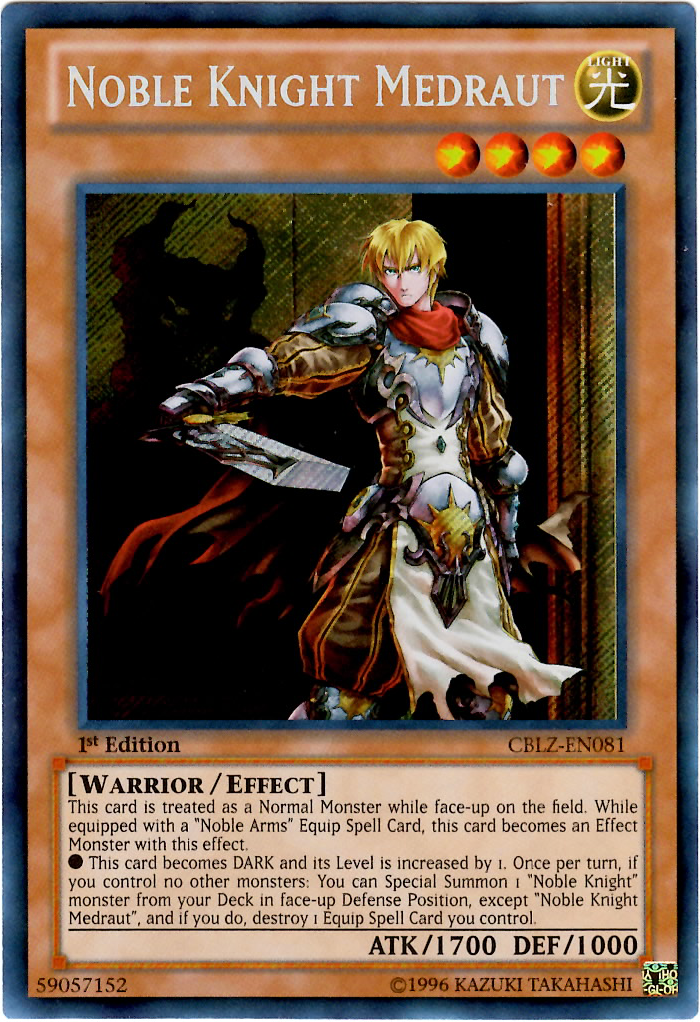 Noble Knight Medraut - CBLZ-EN081 - Secret Rare - Unlimited Edition