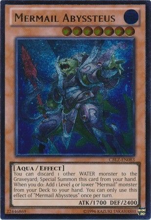 Mermail Abyssteus - CBLZ-EN083 - Ultimate Rare - Unlimited Edition