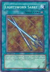 Lightsworn Sabre - TDGS-EN059 - Super Rare - 1st Edition