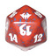 Magic Spindown Die - Dark Ascension Red