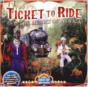 Ticket to Ride Map Collection: Volume 3 - The Heart of Africa