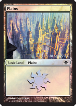 Plains - Dragons Maze Implicit Maze Foil - Prerelease Promo