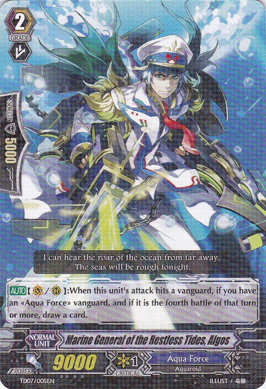 Marine General of the Restless Tides, Algos - TD07/005EN - TD Marine General of the Restless Tides, Algos - TD07/005EN - TD