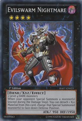 Evilswarm Nightmare - HA07-EN023 - Super Rare - 1st Edition