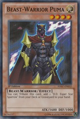 Beast-Warrior Puma - HA07-EN032 - Super Rare - 1st Edition