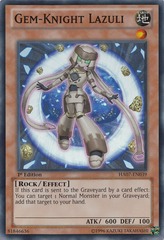 Gem-Knight Lazuli - HA07-EN039 - Super Rare - 1st Edition