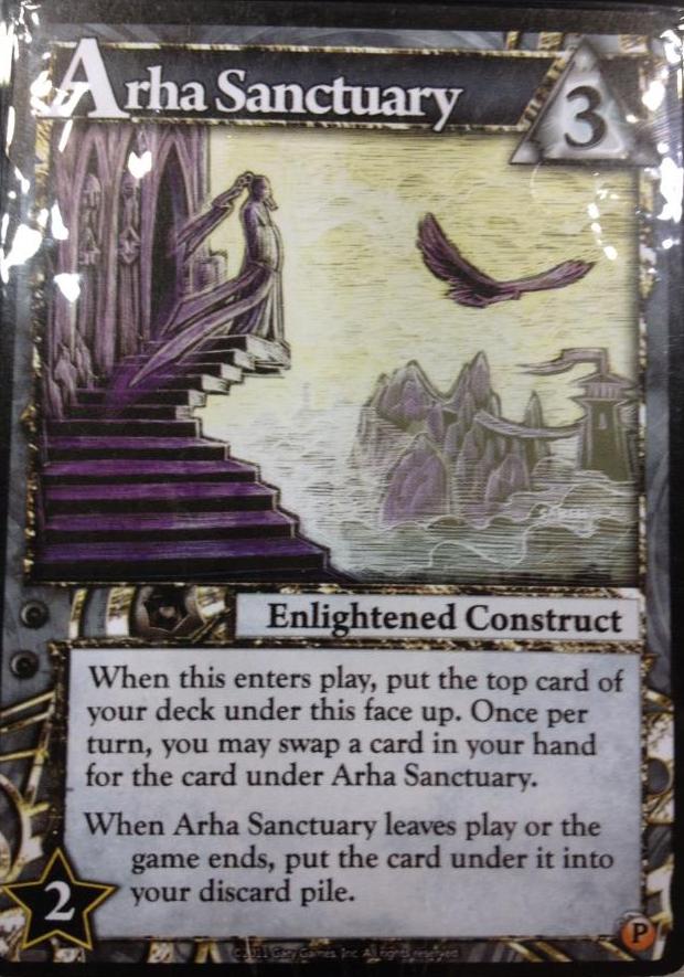 Ascension: Immortal Heroes - Arha Sanctuary Promo Card