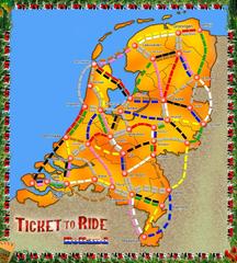 Ticket to Ride: Holland (fan expansion for Ticket to Ride)