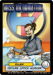 Sentinels of the Multiverse: Miss Information Villain Character