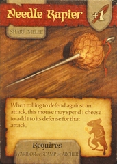 Mice and Mystics: Needle Rapier