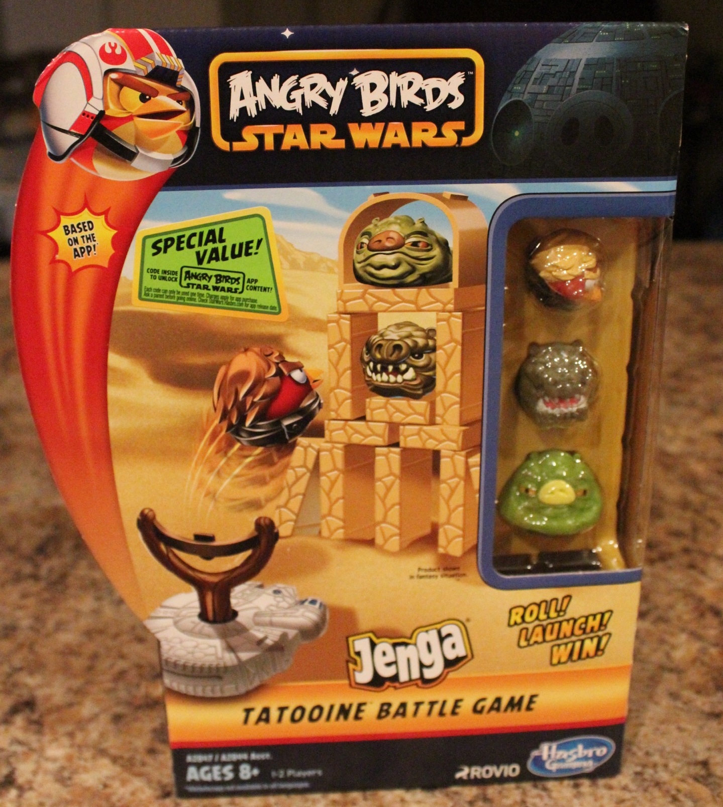 Angry Birds Star Wars Jenga Tatooine Battle Game