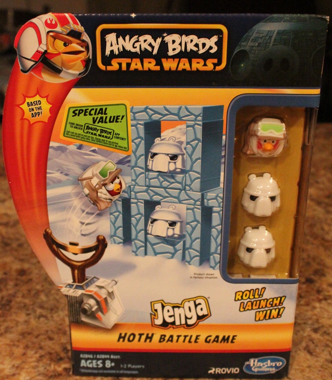 Angry Birds Star Wars Jenga Hoth Battle Game