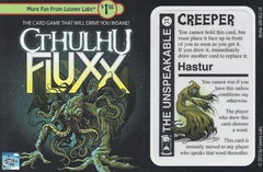 Cthulhu Fluxx Hastur promo card