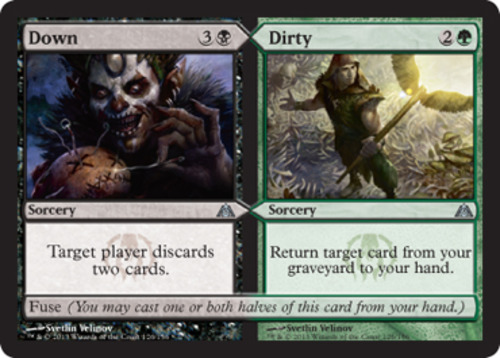 MTG-4x-Near Mint, English-Down // Dirty-Dragon's Maze | eBay