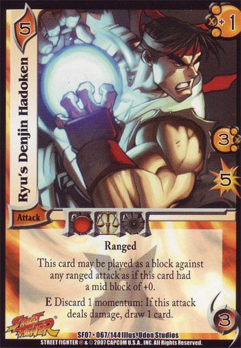 Ryus Denjin Hadoken