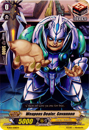 Weapons Dealer, Govannon - KAD1/008EN - TD