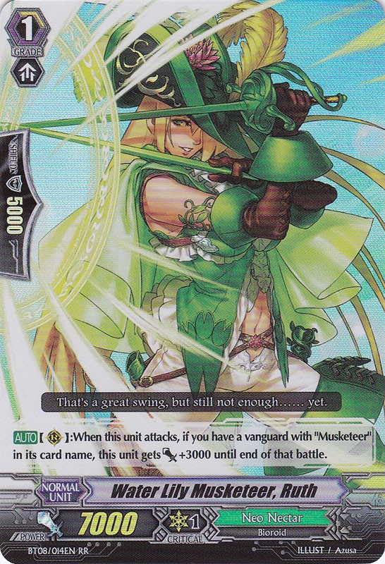 Water Lily Musketeer, Ruth - BT08/014EN - RR Water Lily Musketeer, Ruth - BT08/014EN - RR