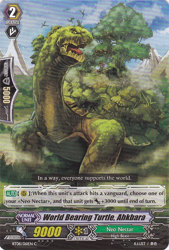 World Bearing Turtle, Ahkbara - BT08/061EN - C World Bearing Turtle, Ahkbara - BT08/061EN - C