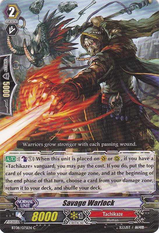 Savage Warlock - BT08/075EN - C