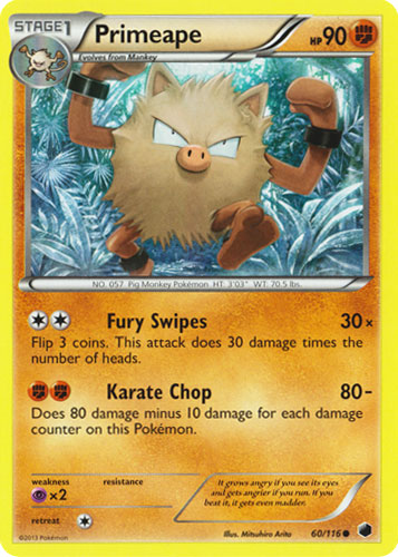 Primeape - 60/116 - Common