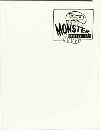 4-Pocket Monster Binder - White