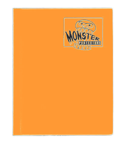 4-Pocket Monster Binder - Matte Orange