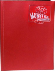 4-Pocket Monster Binder - Matte Red