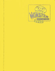 4-Pocket Monster Binder - Matte Yellow