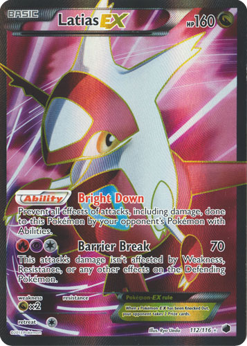 Latias-EX - 112/116 - Full Art Ultra Rare