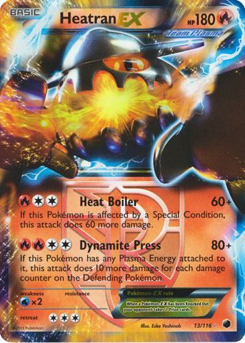 Heatran-EX - 13/116 - Rare Holo EX