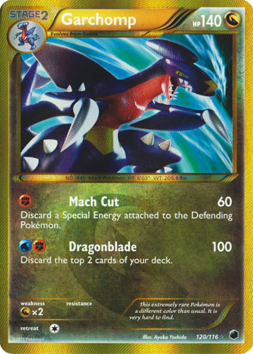 Garchomp - 120/116 - Secret Rare