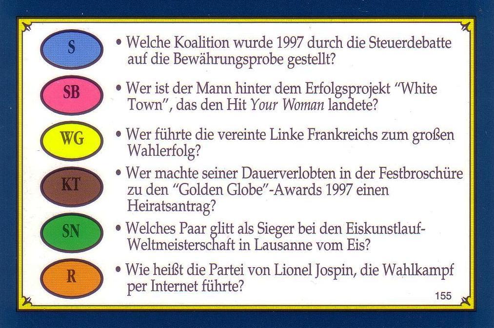 Trivial Pursuit: 1998 Edition
