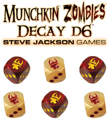 Munchkin Zombies Decay d6