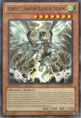 Tempest, Dragon Ruler of Storms - LTGY-EN041 - Rare - 1st Edition