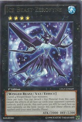 Ice Beast Zerofyne - LTGY-EN049 - Rare - 1st Edition