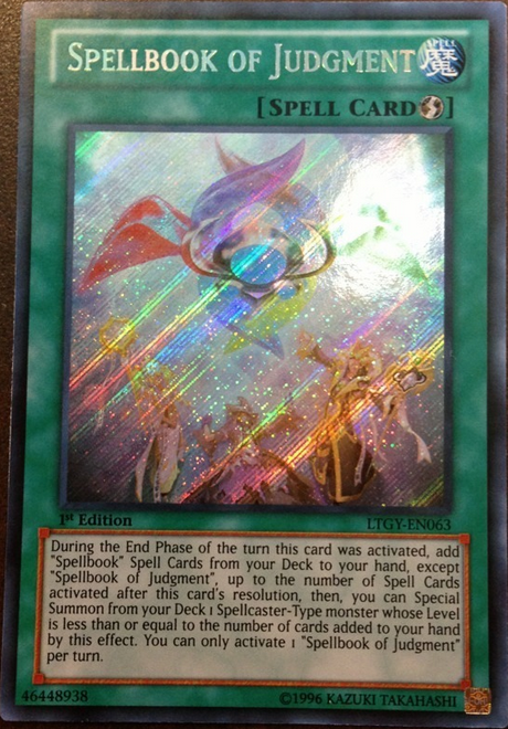 yugioh spellbook cards RC04-AE055 Spellbook of Judgment (UL)