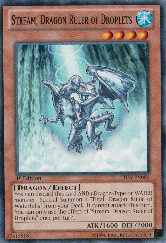 Stream, Dragon Ruler of Droplets - LTGY-EN096 - Common - 1st Edition
