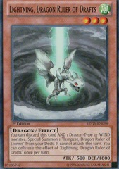 Lightning, Dragon Ruler of Drafts - LTGY-EN098 - Common - 1st Edition